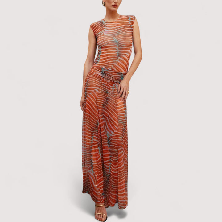 Marina – Elegant Top and Skirt Set