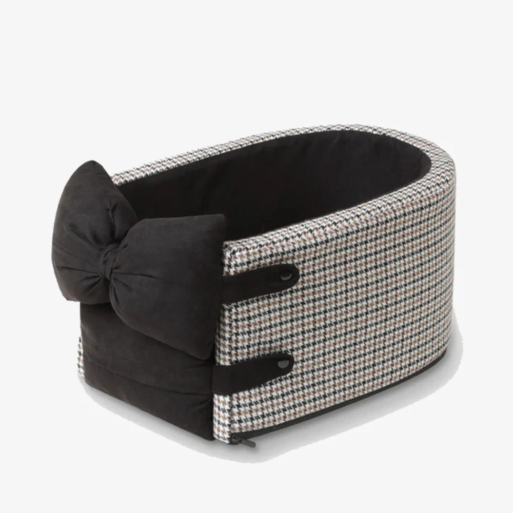Travel Car Seat for Dogs and Cats – Houndstooth Pattern