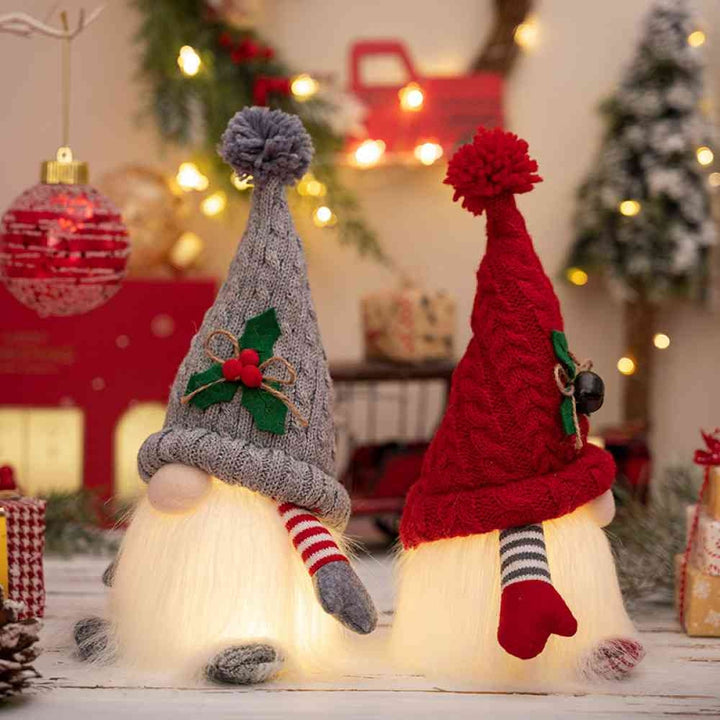 Light-Up Christmas Gnomes (Set of 2)