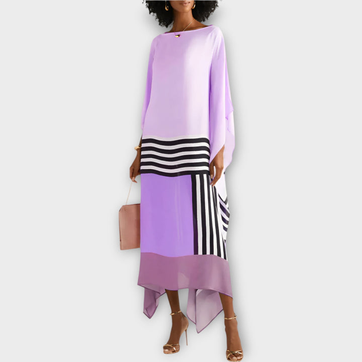 Saoirse – Kaftan with Linear Pattern