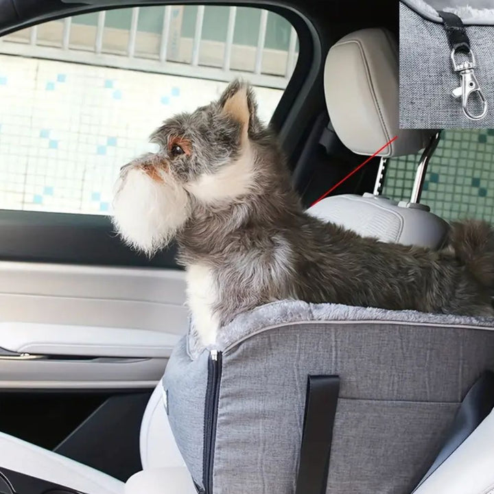 Safety Travel Car Seat for Dogs with Leash
