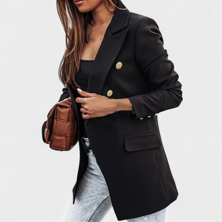 Matea – Blazer with Statement Buttons
