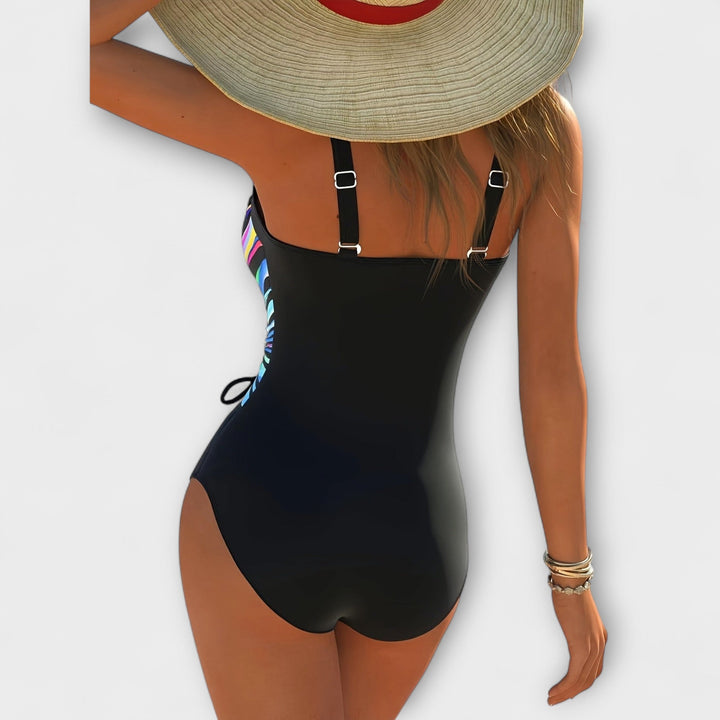 Saoirse – Swimsuit with Crossover Front Detail