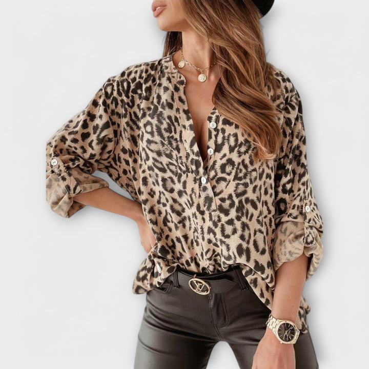 Eabha – Modern Leopard Blouse