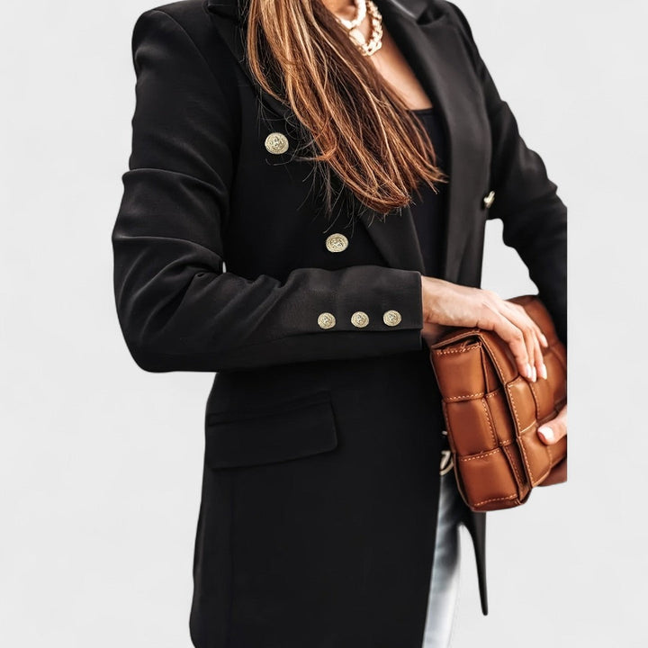 Matea – Blazer with Statement Buttons
