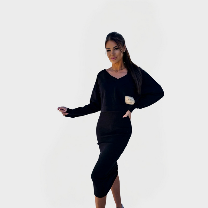 Ciara – Summer Set with Sweatshirt and Skirt