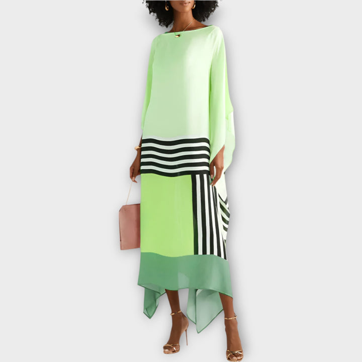 Saoirse – Kaftan with Linear Pattern