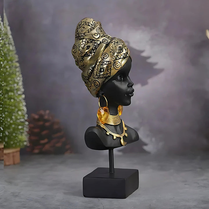 Woman Figurine with Trinket Tray