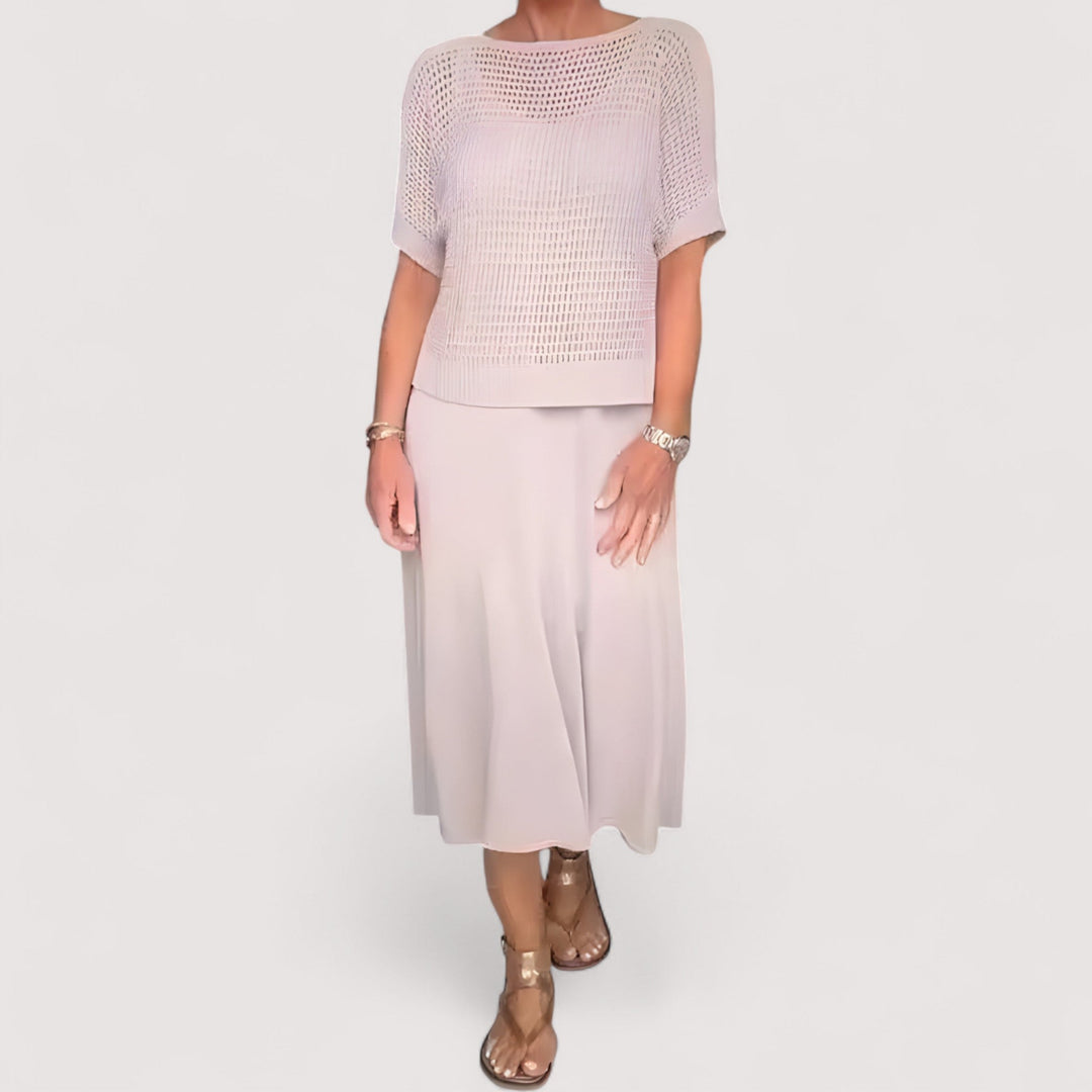 Aífe – Summer Dress with Knitted Top