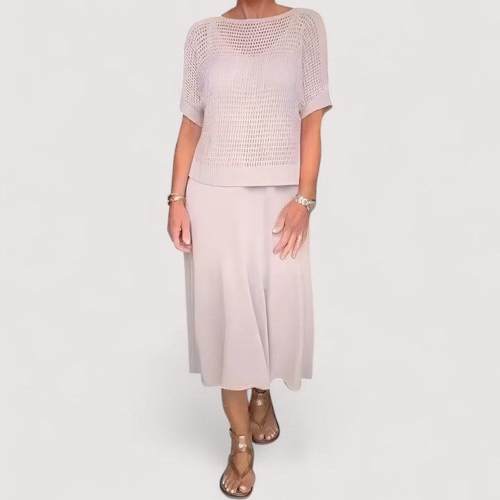 Aífe – Summer Dress with Knitted Top
