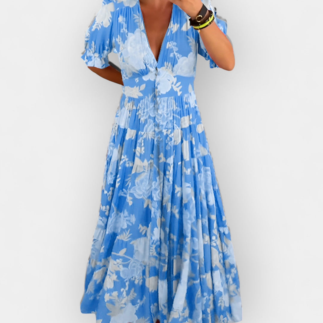 Clodagh – Breezy Floral Dress with Pockets