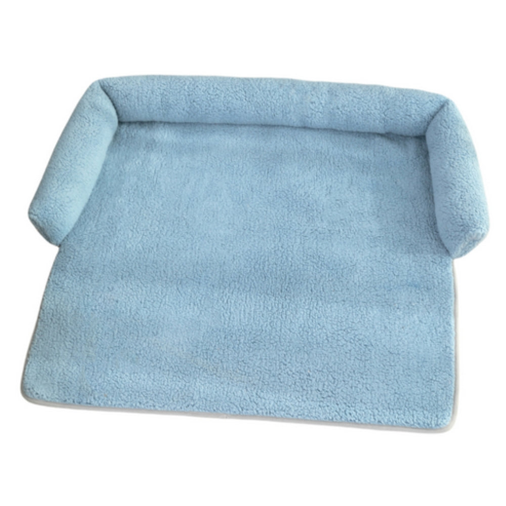 Protective Plush Sofa Cover with Dog Bed