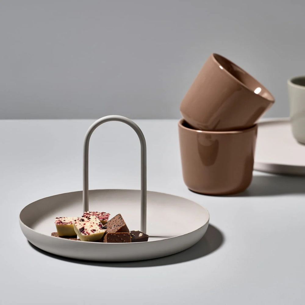 Metal Storage Tray with Handle