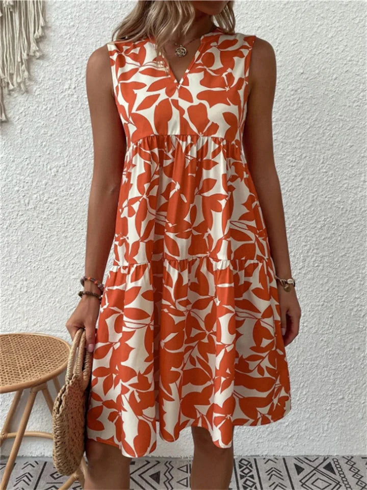 Beth – Loose Flared Midi Dress