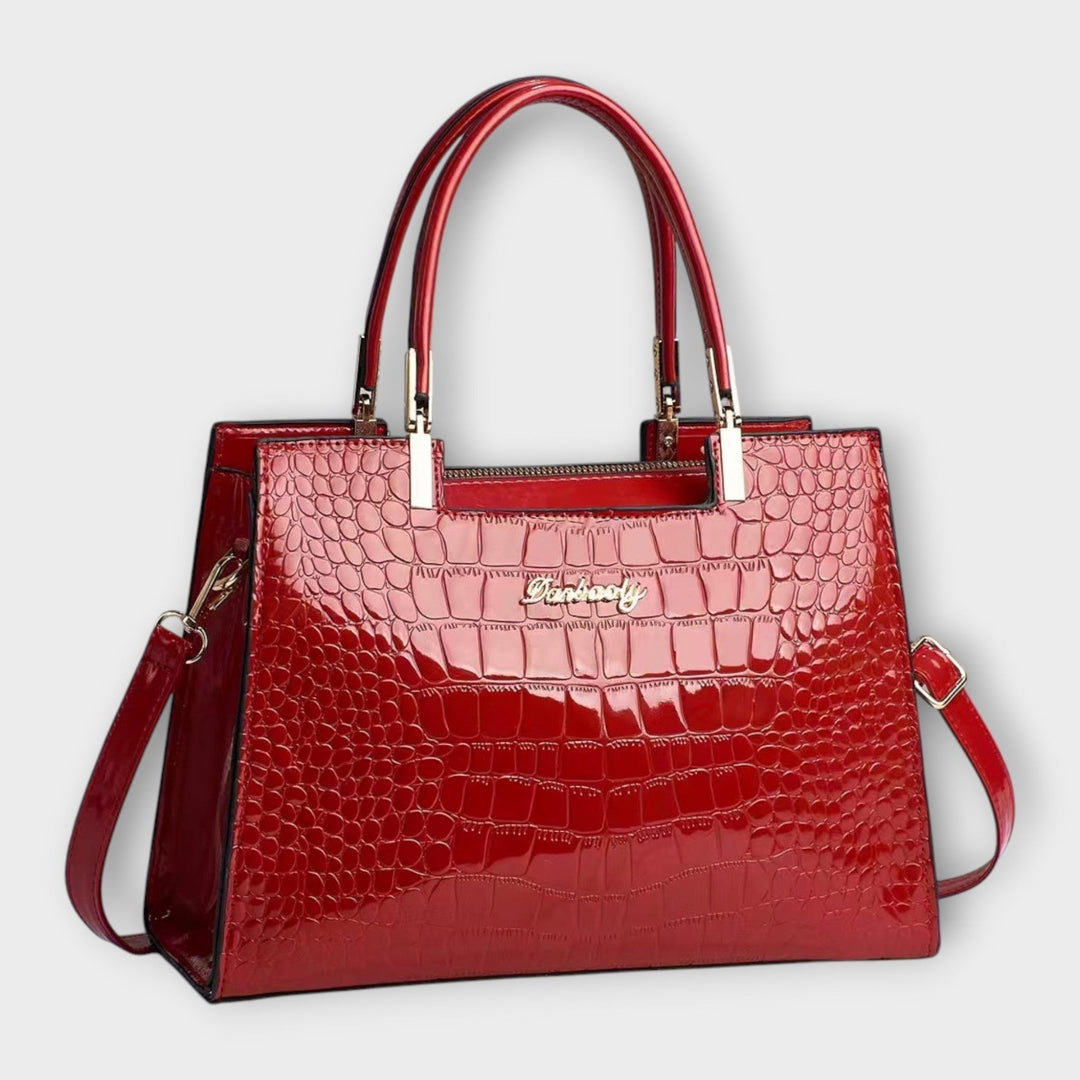 Aria – Croc-Effect Handbag