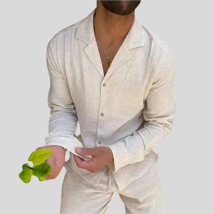 Zeus – Summer Linen Shirt for Men