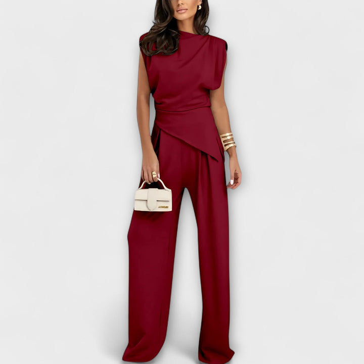 Sofia – Asymmetric Set with Dramatic Shoulders