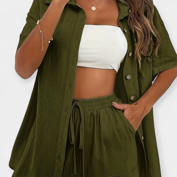 Niamh – Shirt and Shorts Set