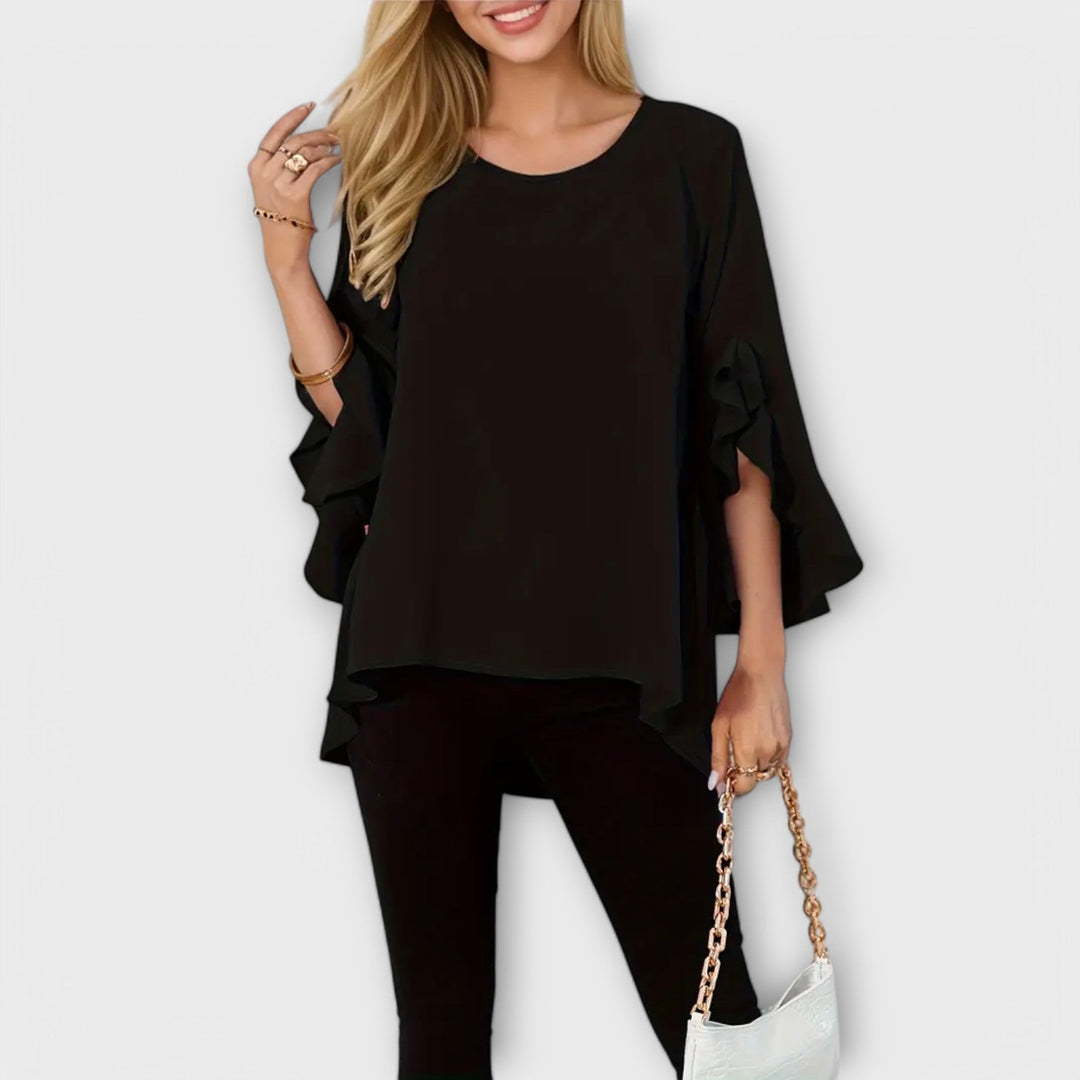 Caoimhe – Flowy Ruffle Blouse