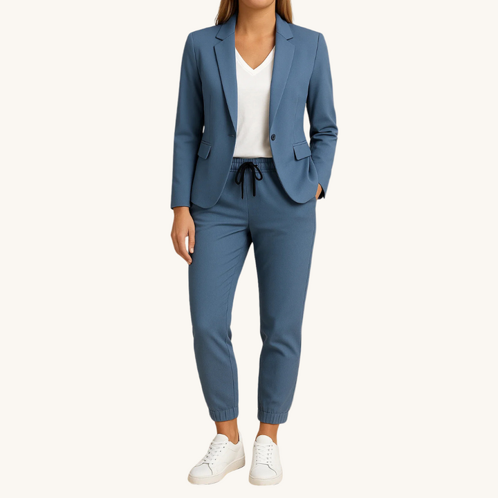 Lorena – Elegant Casual Blazer and Trousers Set