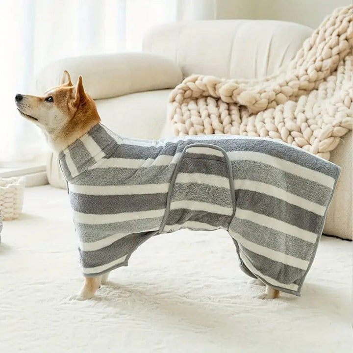 Quick-Drying Dog Robe and Towel