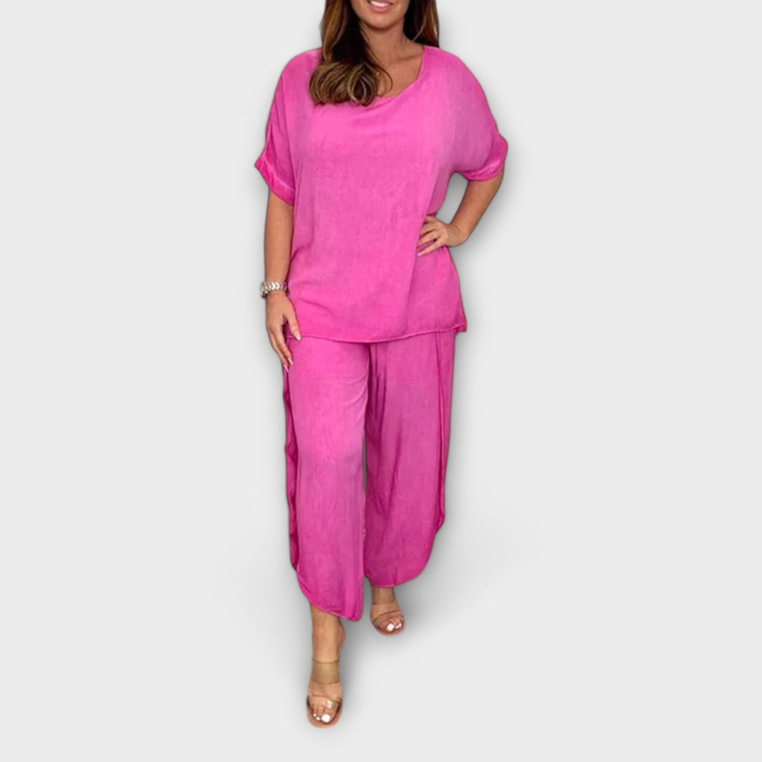 Maria – Two-Piece Linen Set
