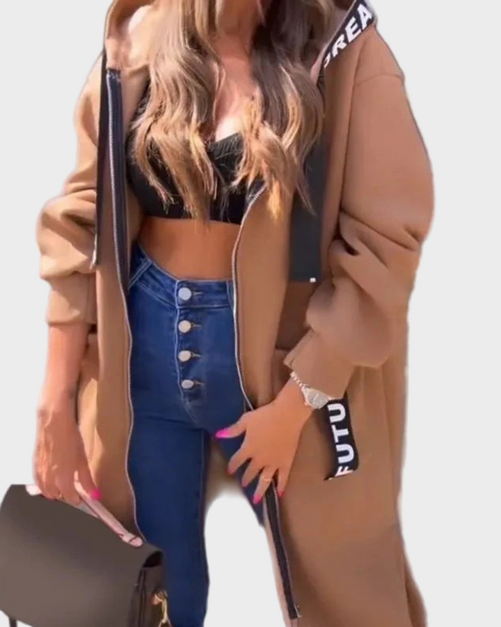 Roza – Long Hooded Sweatshirt
