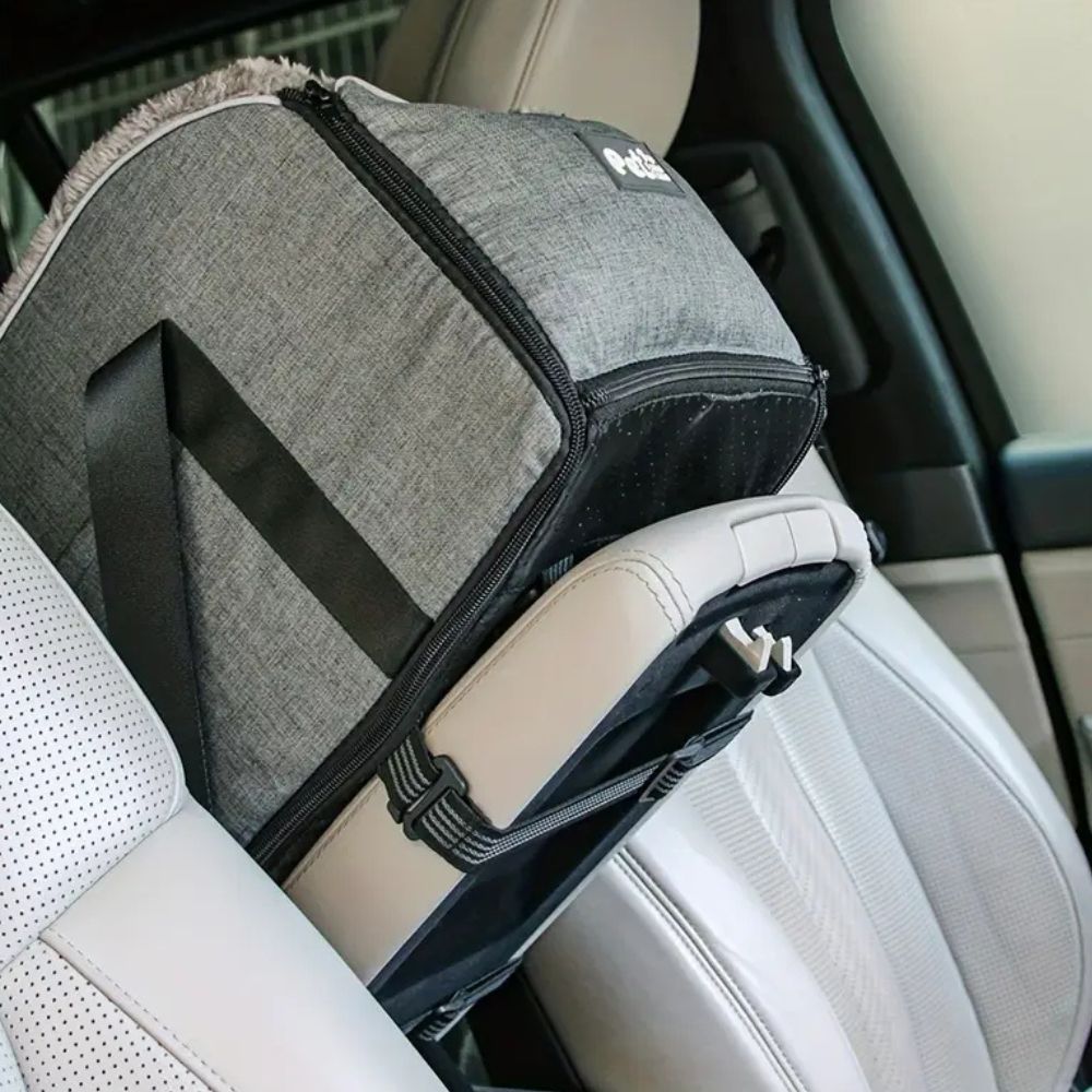 Safety Travel Car Seat for Dogs with Leash