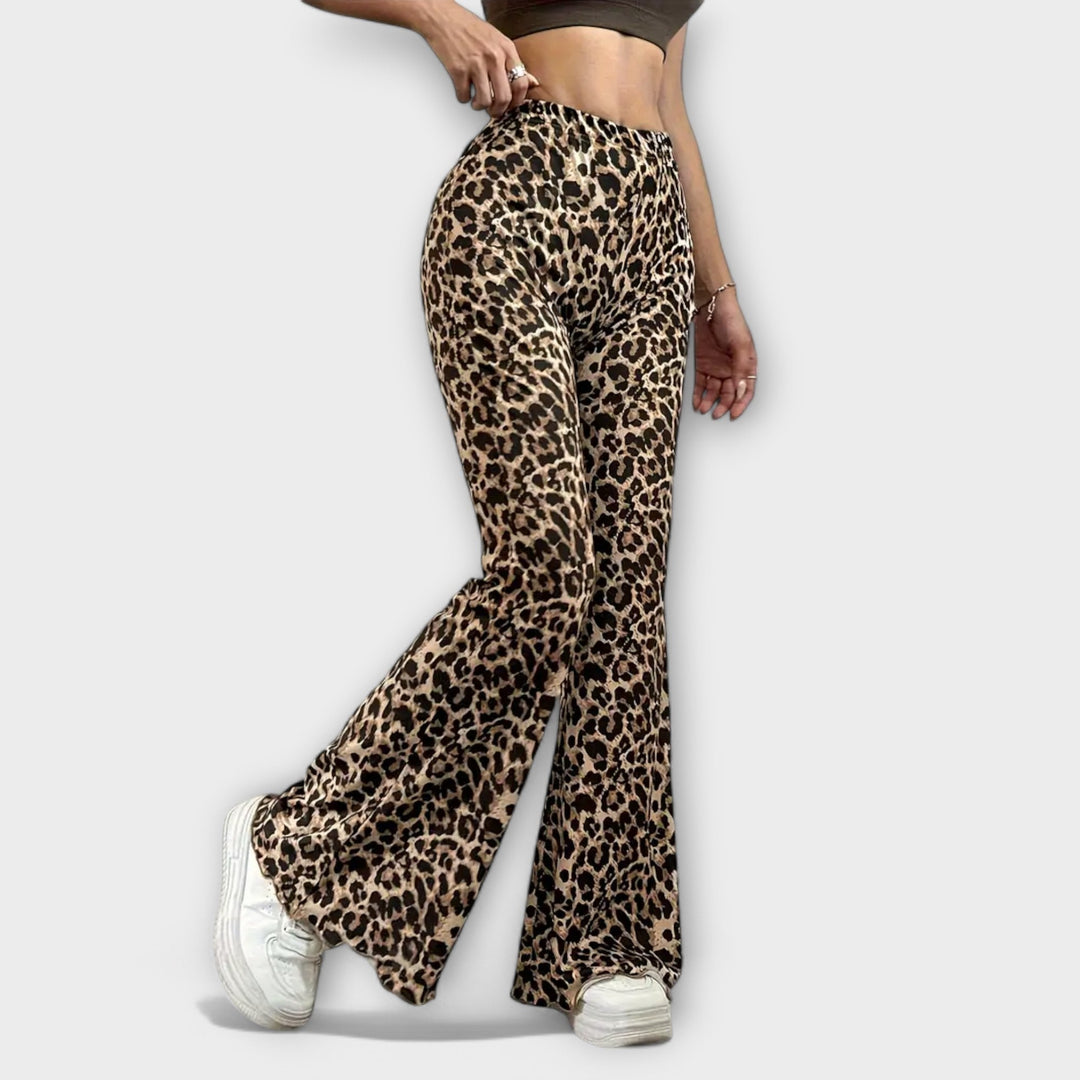 Aoibhe – Leopard Print Trousers