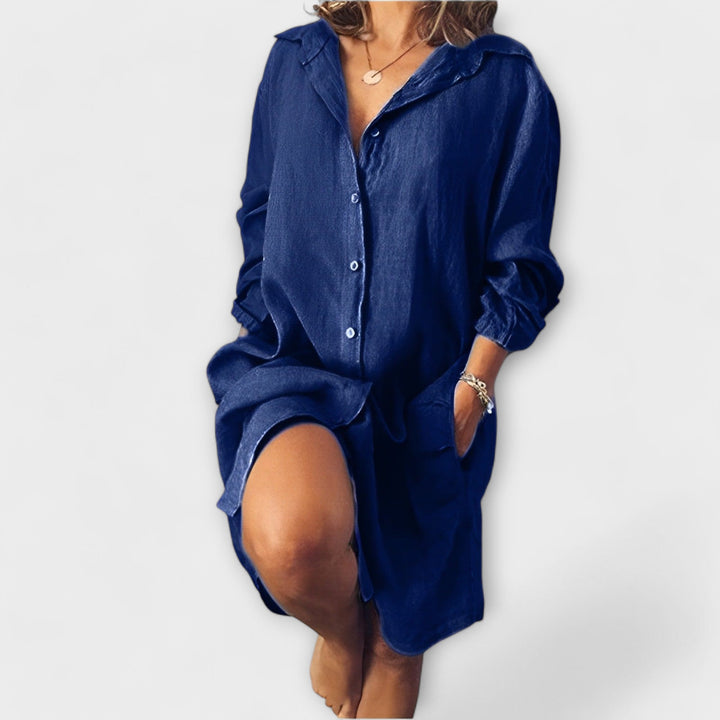 Caoimhe – Casual Linen Blouse