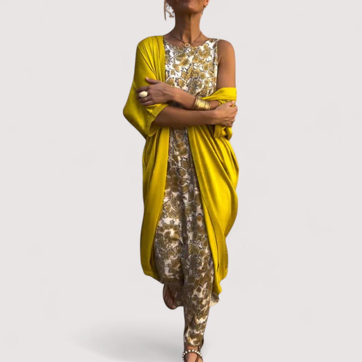 Enya – Elegant Dress with Vest