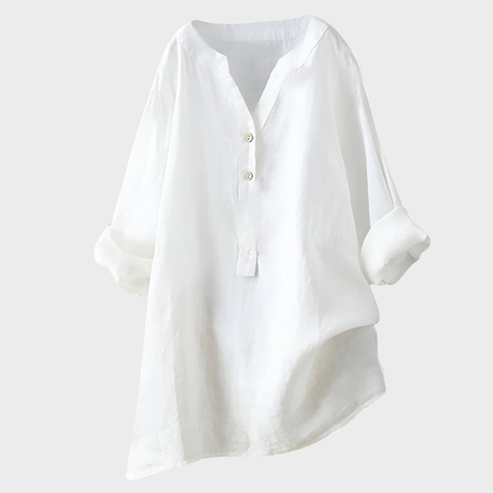 Nina – Sheer Button-Up Shirt