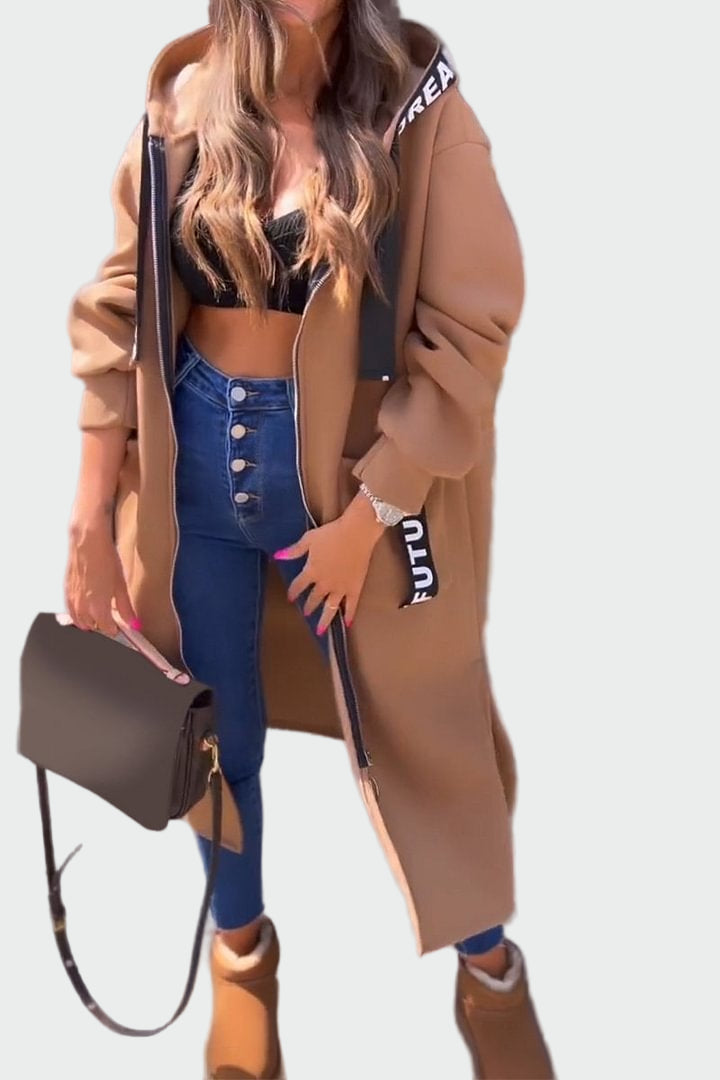 Karina – Long Hooded Coat