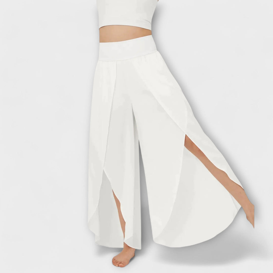 Marica – Fluid Trousers with Slits
