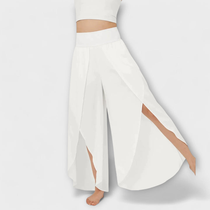 Marica – Fluid Trousers with Slits