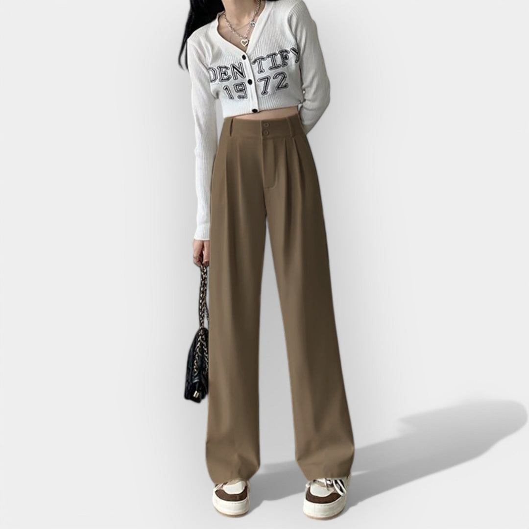 Niamh – Korean-Style Wide Trousers