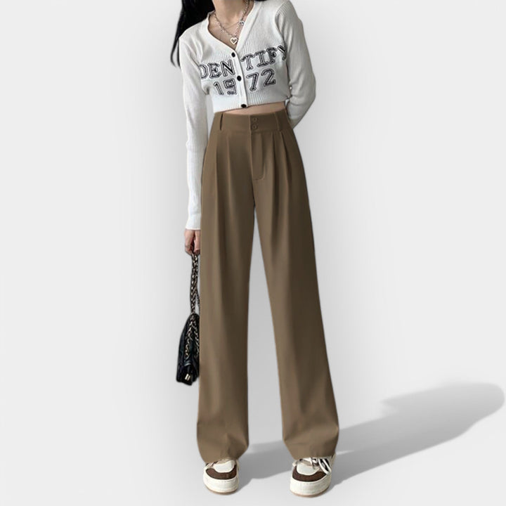 Niamh – Korean-Style Wide Trousers