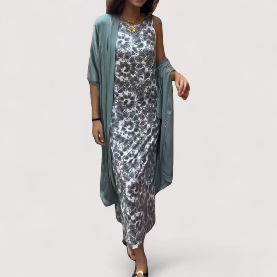 Enya – Elegant Dress with Vest