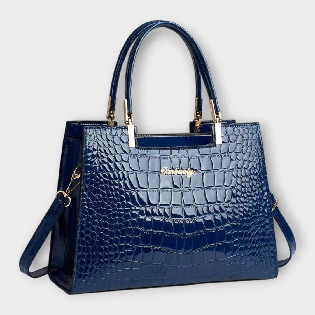 Aria – Croc-Effect Handbag