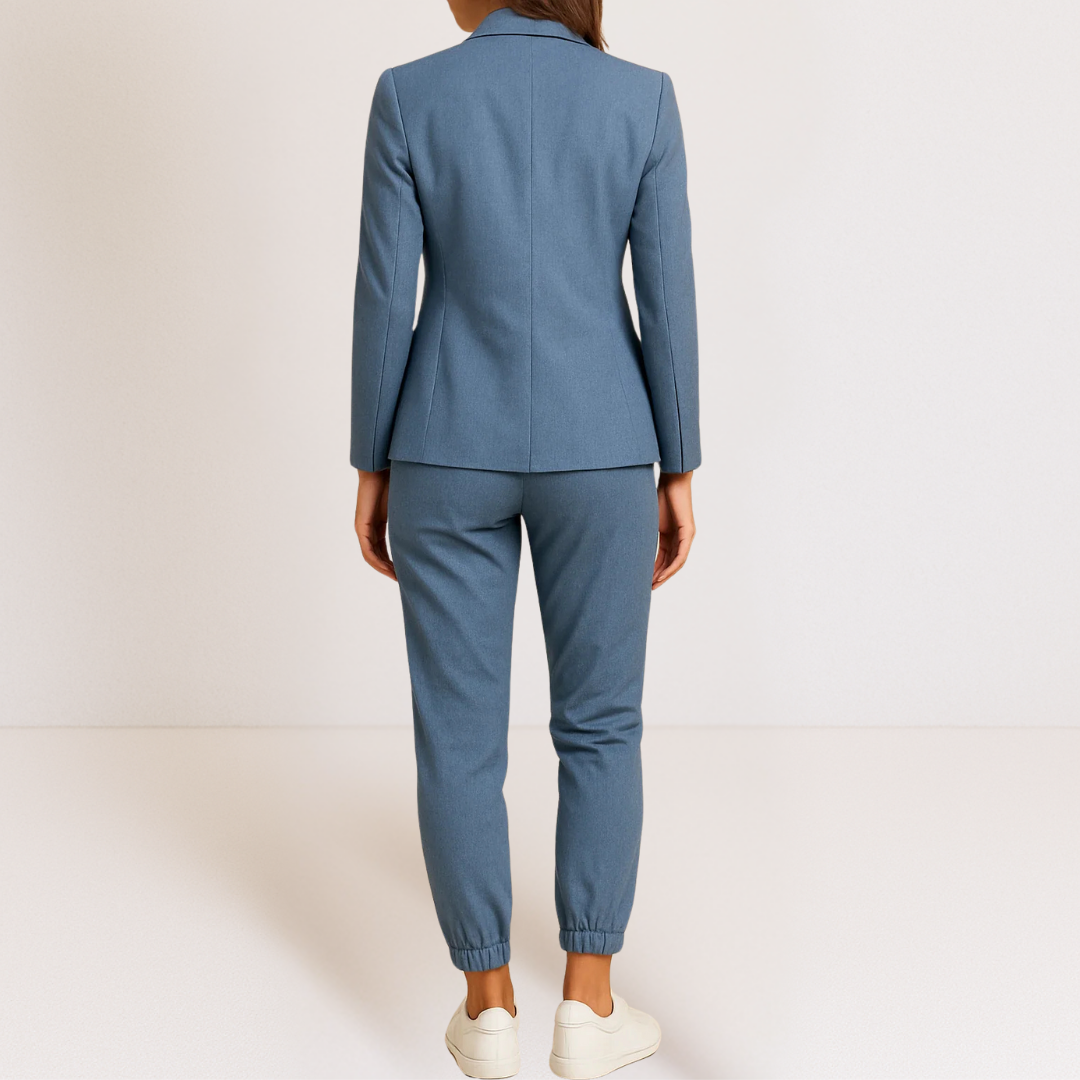 Lorena – Elegant Casual Blazer and Trousers Set