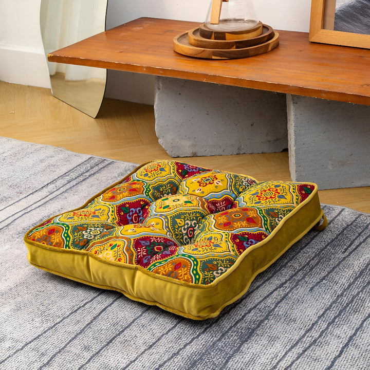 Ethnic-Style Floor Cushion