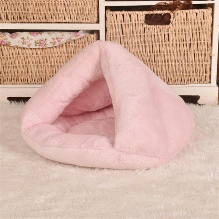 Warm Plush Cave Bed for Cats and Small Dogs