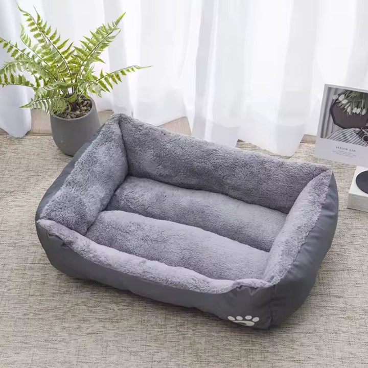 Comfortable Rectangular Bed for Dogs and Cats