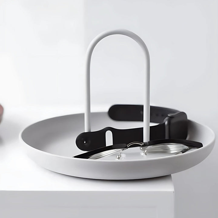 Metal Storage Tray with Handle