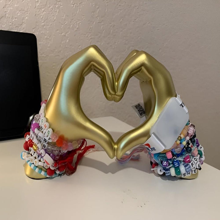 Heart-Shaped Hands Figurine