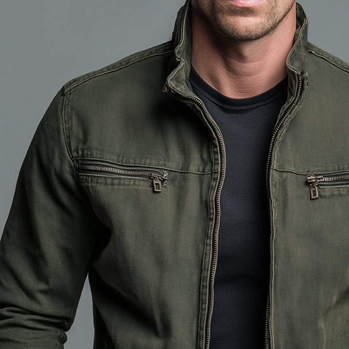 Tomás – Olive Military Jacket