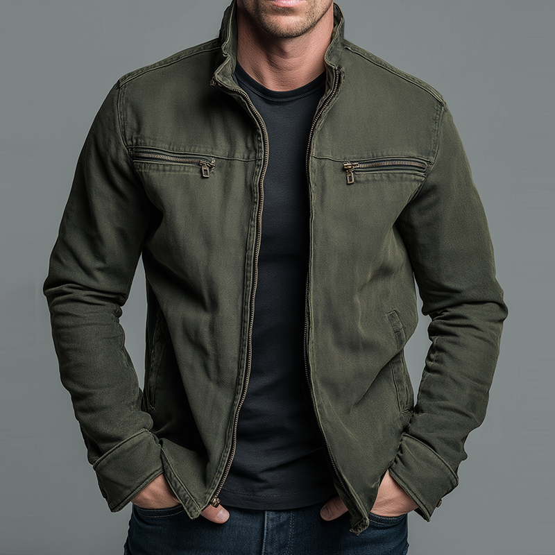 Tomás – Olive Military Jacket