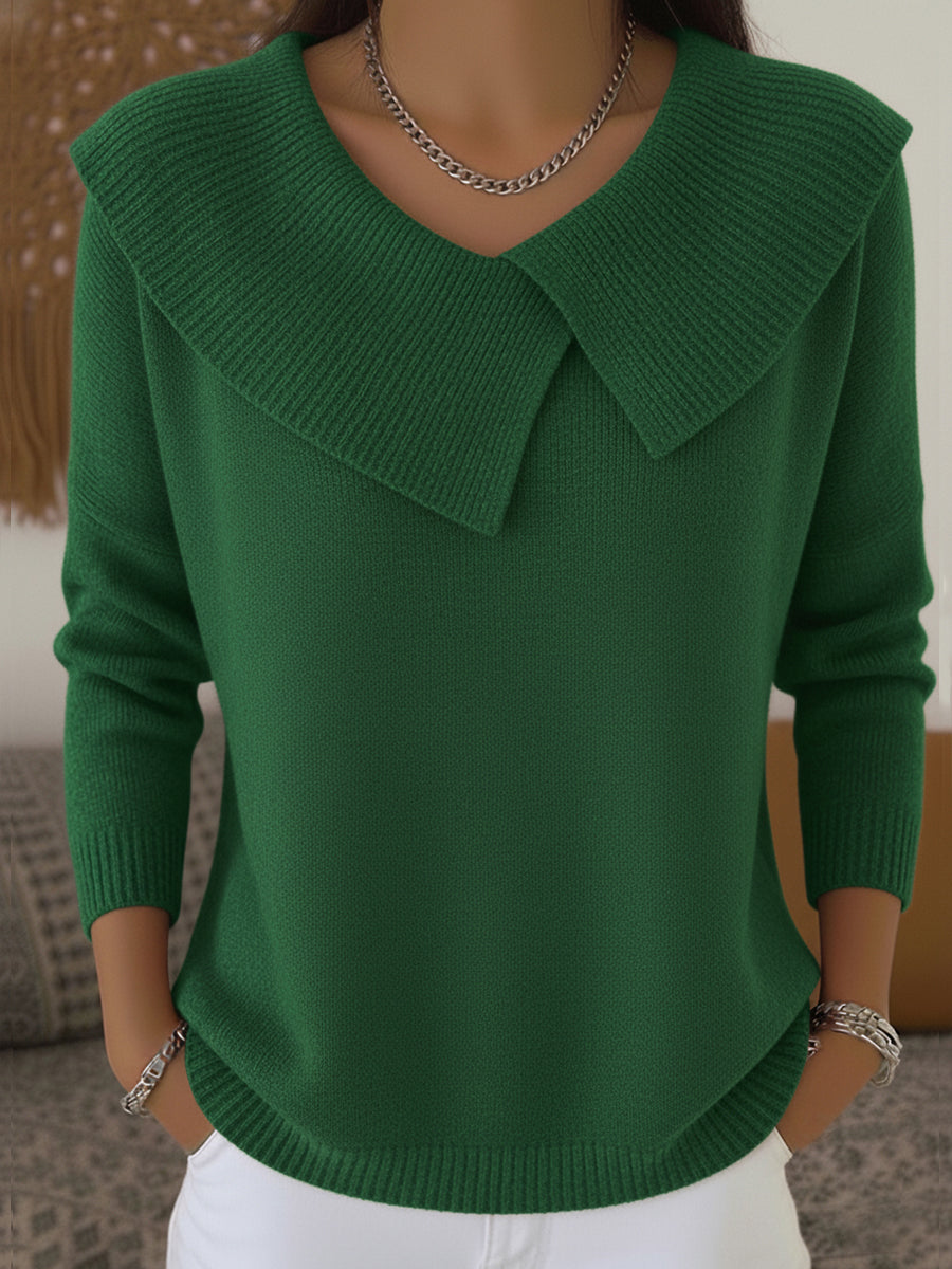 Lucia – Warm Top with Soft Collar