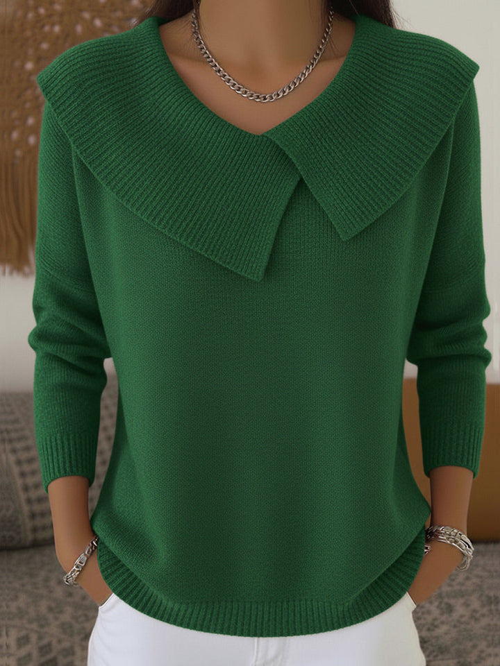 Lucia – Warm Top with Soft Collar