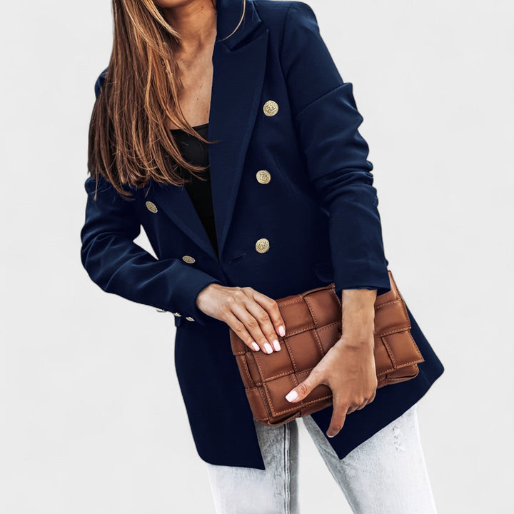 Matea – Blazer with Statement Buttons